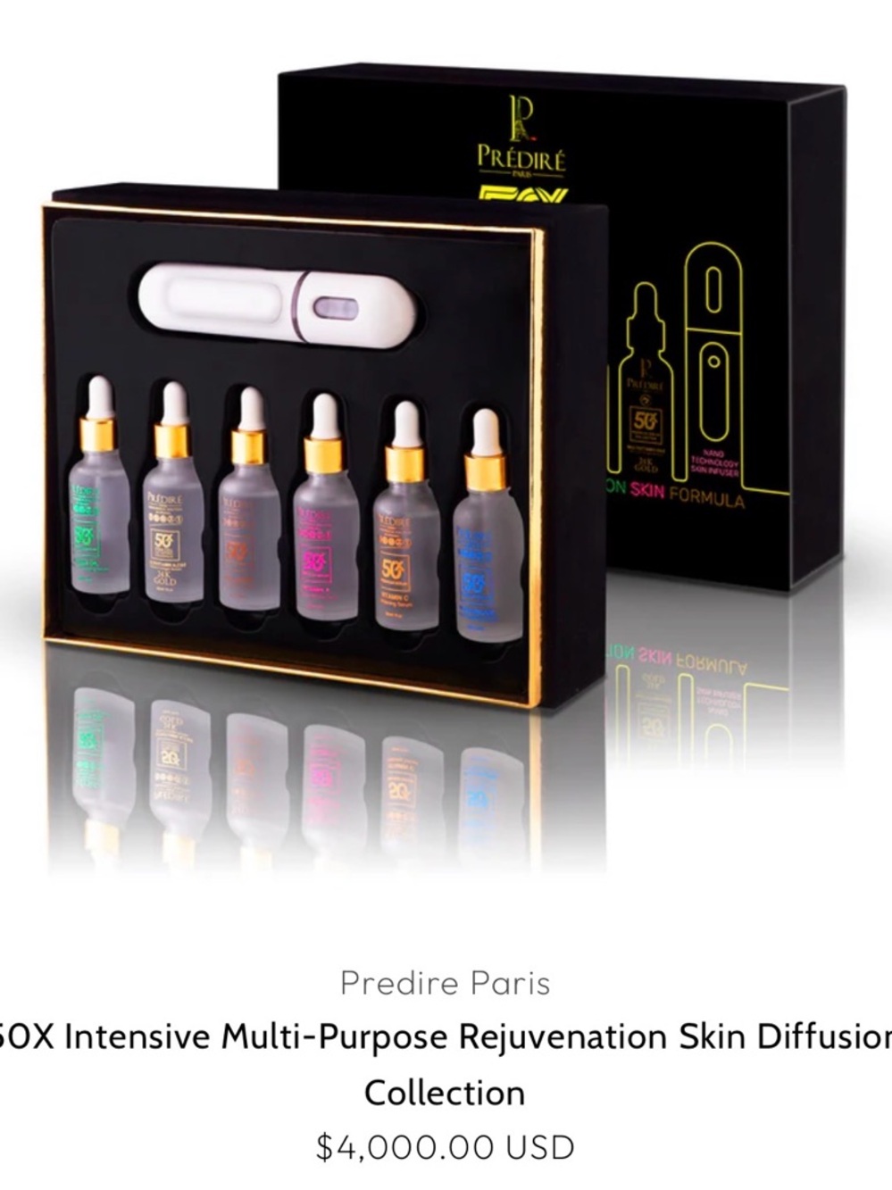 50X Intensive Multi-Purpose Rejuvenation Skin Diffusion Set - Black